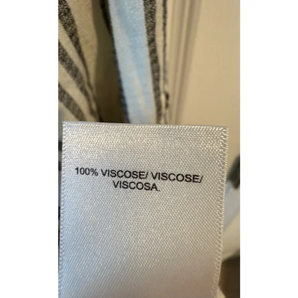 Women's Lucky Brand Striped Blouse Size M Cream and Black - Picture 4 of 4